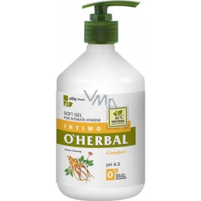 O Herbal Comfort Ženšen jemný gel pro intimní hygienu 500 ml