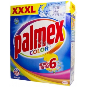 Palmex Active-Enzym 6 Color prášek na praní barevného prádla 63 dávek 4,1 kg Box