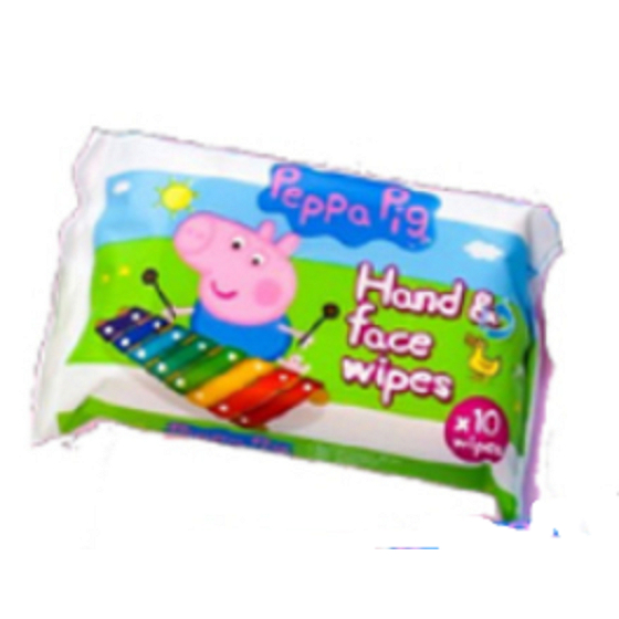 Jelly Works Peppa Pig - Prasátko Pepa vlhčené ubrousky 10 kusů