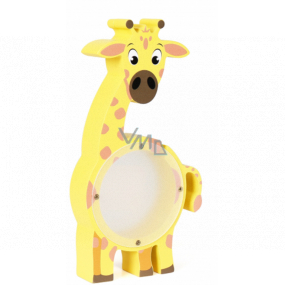 Albi Pokladnička dřevěná zvířátko Žirafa 22 x 5 x max 22 cm