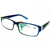 Berkeley Čtecí dioptrické brýle +3,0 plast modré průhledné 1 kus MC2062