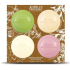 Jeanne en Provence Olive toaletní mýdlo 100 g + Jasmine toaletní mýdlo 100 g + Verbena toaletní mýdlo 100 g + Rose toaletní mýdlo 100 g, kosmetická sada