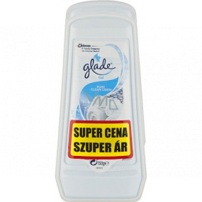 Glade Pure Clean Linen - Vůně čistého prádlo gel osvěžovač vzduchu 2 x 150 g, duopack