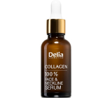 Delia Cosmetics Collagen hydratační pleťové sérum na obličej a krk s kolagenem 30 ml