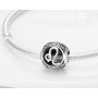 Charm Sterlingové stříbro 925 znamení zvěrokruhu Lev + zirkony, korálek na náramek