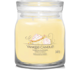 Yankee Candle Vanilla Cupcake - Vanilkový košíček vonná svíčka Signature střední sklo 2 knoty 368 g
