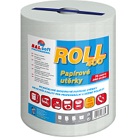 BALsoft Roll400 2vrstvé papírové utěrky, 76 m, 338 útržků, 1 role