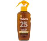 Nubian OF 25 opalovací olej suchý 200 ml sprej