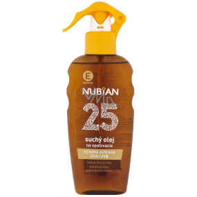 Nubian OF 25 opalovací olej suchý 200 ml sprej