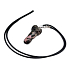 Rodonit Penis amulet pro plodnost, přívěsek přírodní kámen ručně broušený 3 cm, velký léčitel srdcí