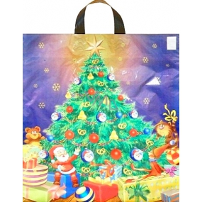 Press Igelitová taška 45 x 50 cm s uchem vánoční stromeček 1 kus