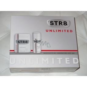 Str8 Unlimited toaletní voda 50 ml + deodorant sprej 150 ml, dárková sada