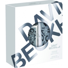 David Beckham Homme parfémovaný deodorant sklo pro muže 75 ml + sprchový gel 200 ml, kosmetická sada