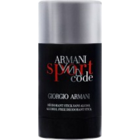 Giorgio Armani Code Sport Men deodorant stick pro muže 75 ml