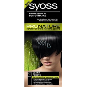 Syoss ProNature dlouhotrvající barva na vlasy 1-1 černý