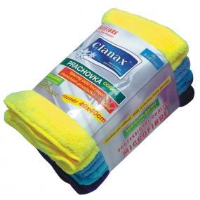 Clanax Coral prachovka mikrovlákno 40 x 40 cm různé barvy 300 g 1 kus