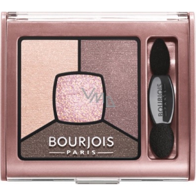 Bourjois Smoky Stories Quad Eyeshadow Palette oční stíny 02 Over Rose 3,2 g