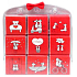 Nekupto Čokoládové puzzle Z lásky myš 9 x 5 g, 11 x 11,5 x 0,7 cm