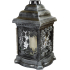 Admit Lampa skleněná Šedá lucerna s vinným motivem 25,5 cm 36 hodin 100 g LA207