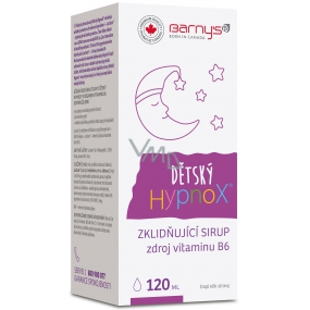 Barnys HypnoX zklidňující sirup pro snadné usínání pro děti 120 ml