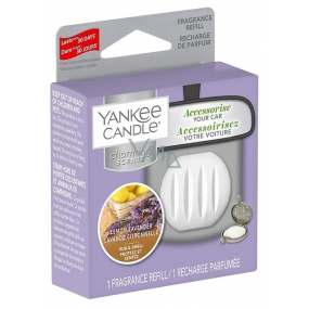 Yankee Candle Lemon Lavender - Citrón a levandule náplň vůně do auta Charming Scents 30 g