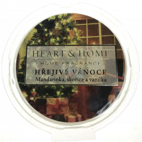 Heart & Home Hřejivé Vánoce Sojový přírodní vonný vosk 27 g