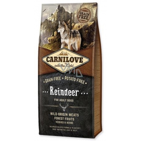 Carnilove Adult Reindeer superprémiové kompletní krmivo se sobím masem pro dospělé psy všech plemen 12 kg