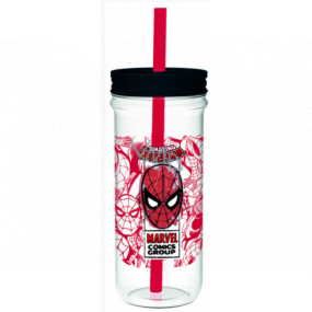 Epee Merch Marvel Spiderman Sklenice plastová 670 ml