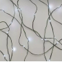Emos Vánoční nano řetěz zelený 7,5 m, 75 LED, studená bílá + 5 m přívodní kabel + časovač