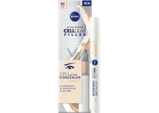 Nivea Hyaluron Cellular Filler tónovací oční krém v houbičce 01 Light 4 ml