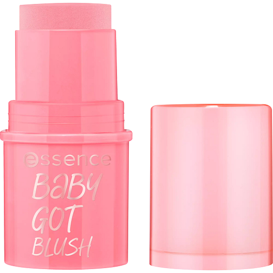 Essence Baby Got Blush krémová tvářenka v tyčince 10 Tickle Me Pink 5,5 g