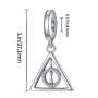 Charm Sterlingové stříbro 925 Harry Potter - Relikvie smrti, přívěsek na náramek