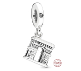 Charm Sterlingové stříbro 925 Vítězný oblouk v Paříži, Arc de Triomphe přívěsek na náramek cestování