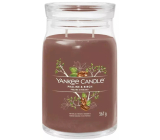 Yankee Candle Praline & Birch - Pralinka a bříza vonná svíčka Signature velká sklo 2 knoty 567 g