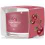 Yankee Candle Black Cherry - Zralé třešně vonná svíčka votivní sklo 37 g