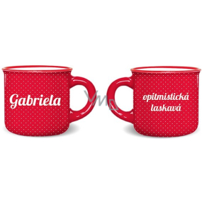 Nekupto Jmenný mini hrníček Gabriela 100 ml