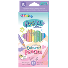 Colorino Pastel pastelky kulaté, mix barev 10 kusů