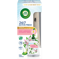 Air Wick Active Fresh automatický difuzér vodní báze a náplň jasmínové květy, 1+228 ml
