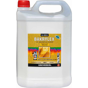 Bakrylex V1302 univerzál mat disperzní lak na dřevo bezbarvý, 5 kg