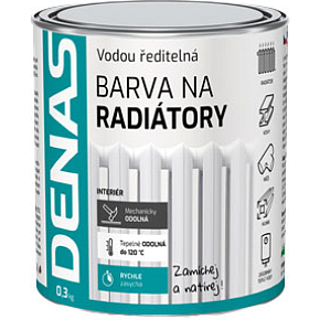 DENAS BARVA NA RADIÁTORY rychleschnoucí, 0100 bílá, 300 g