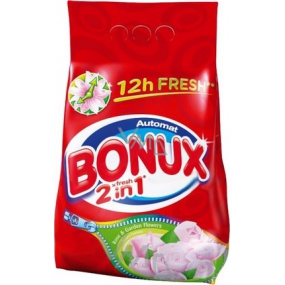 Bonux Natura Rose & Garden Flowers 2v1 prací prášek 2 kg