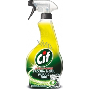 Cif Ultra Power Trouba & gril čisticí sprej 500 ml