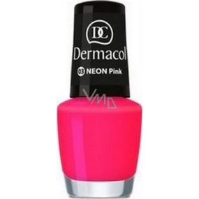 Dermacol Neon Polish Neonový lak na nehty 03 Neon Pink 5 ml