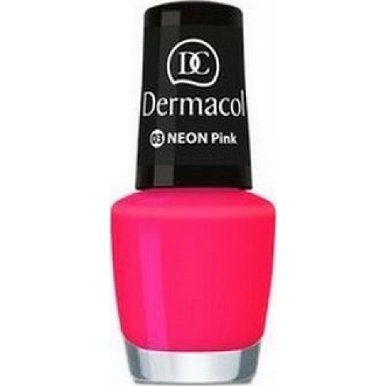 Dermacol Neon Polish Neonový lak na nehty 03 Neon Pink 5 ml