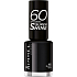 Rimmel London 60 Seconds Super Shine Nail Polish lak na nehty 800 Black Out 8 ml