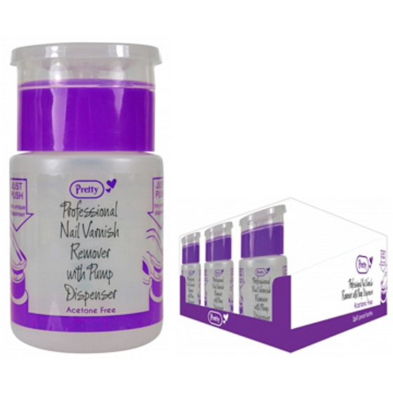 Pretty Profesionální odlakovač s unikátním čerpadlem dávkovačem 70 ml