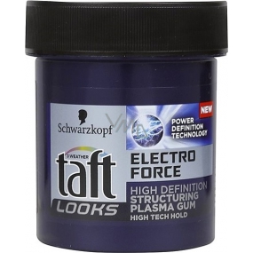 Taft Looks Electro Force Structuring Plasma Gum stylingová guma 130 ml