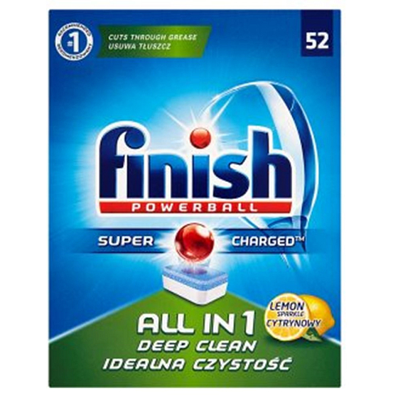 Finish All in 1 Deep Clean Lemon tablety do myčky 52 kusů