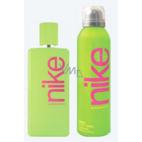 Nike Green Woman toaletní voda 100 ml + deodorant sprej 200 ml, dárková sada