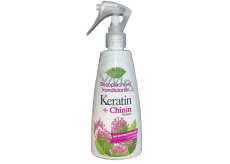 Bione Cosmetics Keratin & Chinin bezoplachový kondicionér pro všechny typy vlasů 260 ml